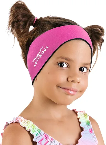Miniatura 5 de AqtivAqua Diadema de Natación Banda para los Oídos Protección Cubierta Diadema de Natación para Niños Adultos Hombres Mujeres Niños Pequeños Tapones
