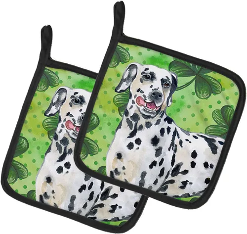 Miniatura 138 de Caroline's Treasures BB9655PTHD - Juego de soportes para ollas de cocina resistentes al calor, almohadillas calientes para horno, 7 1/2 x 7 1/2