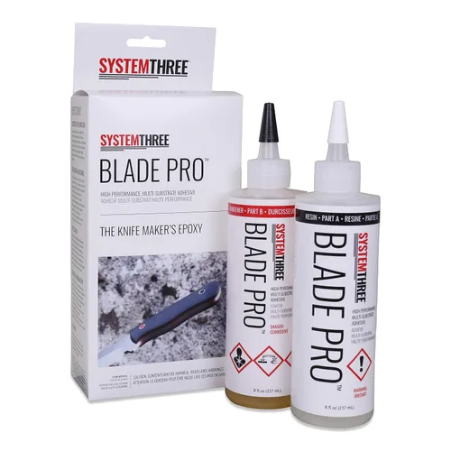 System Three Blade Pro Adhesivo epoxi, kit de 16 onzas, transparente