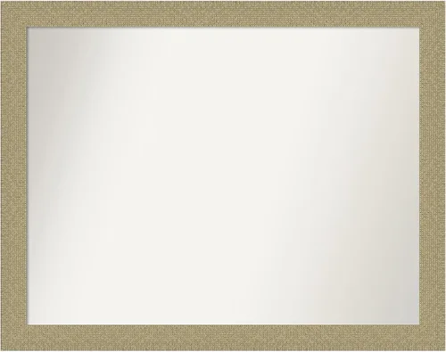 Miniatura 120 de Amanti Art Espejo de pared personalizado no biselado (24.25 x 24.25 pulgadas), marco dorado de mosaico, varios tamaños personalizados, espejo