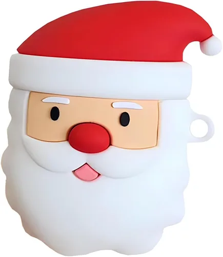 Miniatura 7 de Funda para auriculares compatible con Airpods 1 y 2, para niños, niñas, mujeres, 3D, lindo reno, antiarañazos, protector de auriculares inalámbricos