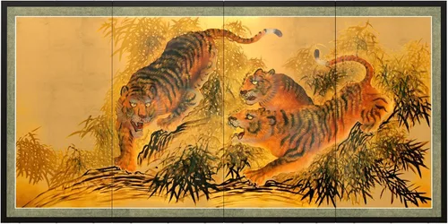 Miniatura 13 de Red Lantern Grúas de hoja de oro de 36" x 72