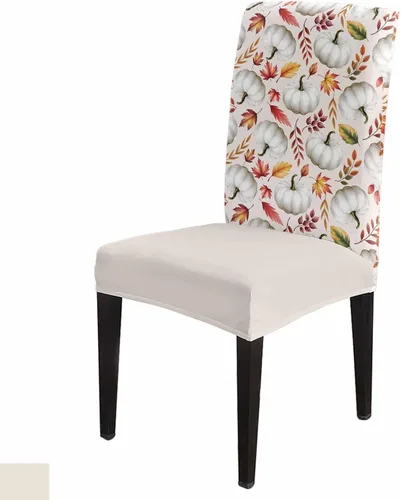 Miniatura 9 de Funda para silla de comedor, diseño de árbol de Navidad, leopardo, rojo, verde, negro, blanco, copos de nieve, protector para silla de invierno