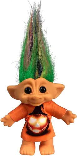Miniatura 21 de Muñecas vintage Troll cromáticas adorables para colecciones, proyectos escolares, artes y manualidades, recuerdos de fiesta, 7.5 pulgadas de alto