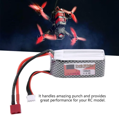 Miniatura 4 de HERCHR Batería LiPo RC LiPo, batería LiPo 3S 11.1V 1300mAh 4500mAh 5500mAh LiPo Batería recargable LiPo Batería con enchufe T para camiones RC Car