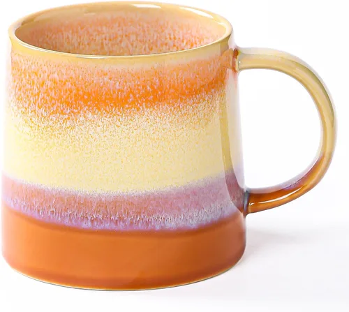 Miniatura 8 de Tazas grandes de cerámica para café, 20 onzas, vasijas de cerámica hechas a mano con asa para oficina y hogar, aptas para lavavajillas y microondas