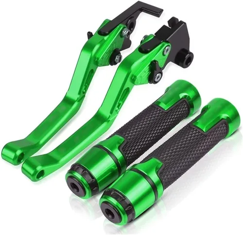 Miniatura 11 de DOUKI Para Kawasaki Ninja 250 300R Z250 Z300 para VERSYS 300X 2008-2019 2018 Manillar de motocicleta Palancas de embrague de freno ajustables Negro