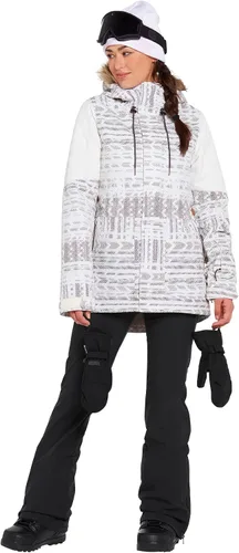 Miniatura 5 de Volcom Chaqueta con capucha para mujer, con aislamiento térmico para snowboard, esquí e invierno