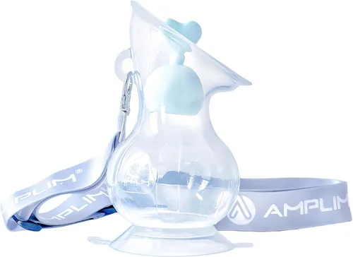 Miniatura 7 de Extractor de leche manual, recolector de leche de silicona de grado alimenticio Gen 3 para lactancia materna mamá lactante con tapón y cordón