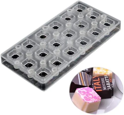 Miniatura 10 de Molde de transferencia de chocolate, molde de policarbonato para chocolate, hecho a mano, molde magnético de chocolate para chocolate, molde