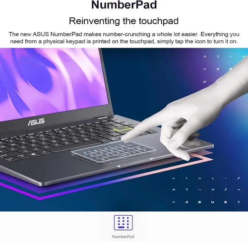 Miniatura 8 de ASUS Vivobook - Laptop para estudiantes y transmisión, pantalla FHD, Intel Celeron N4500, 4 GB de RAM, 64 GB eMMC, delgada y ligera, WiFi