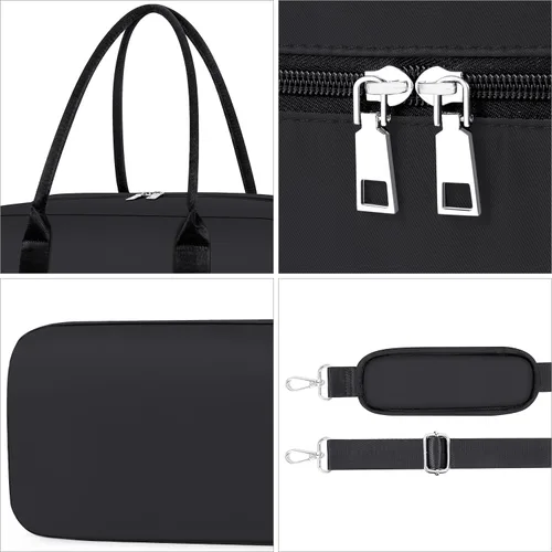 Miniatura 168 de IBFUN Bolsas de fin de semana para mujer, bolsa grande de lona para viaje, bolsa de viaje con compartimento para zapatos, 21 pulgadas, juego de 3