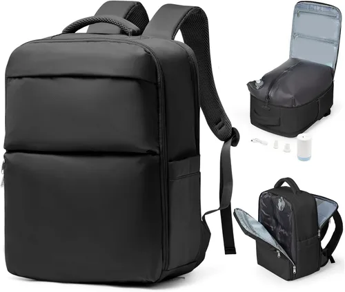 Miniatura 11 de Mochila de Viaje con Sellado al Vacío y Bomba, Mochila Grande de Transporte con Vacío para Hombres y Mujeres, Mochila de Viaje de Compresión al