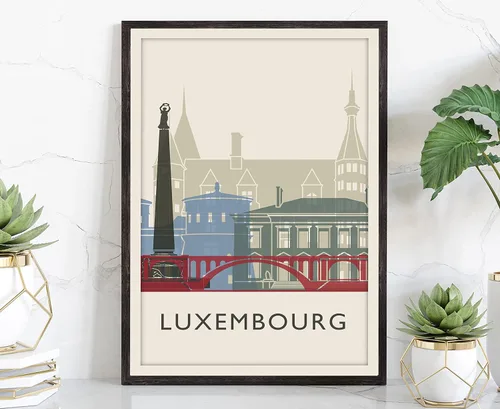 Miniatura 36 de Póster de ilustración de Lisboa, póster de horizonte de Lisboa Portugal, impresión de paisaje urbano y monumento, arte de pared para el hogar