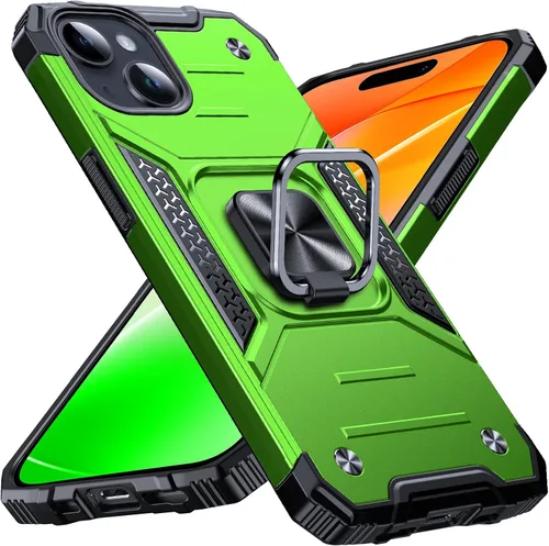 Miniatura 59 de Anqrp Funda resistente para iPhone 6/7/8/SE/SE2 con soporte de anillo mejorado y agarre, grado militar, a prueba de golpes, resistente y robusta