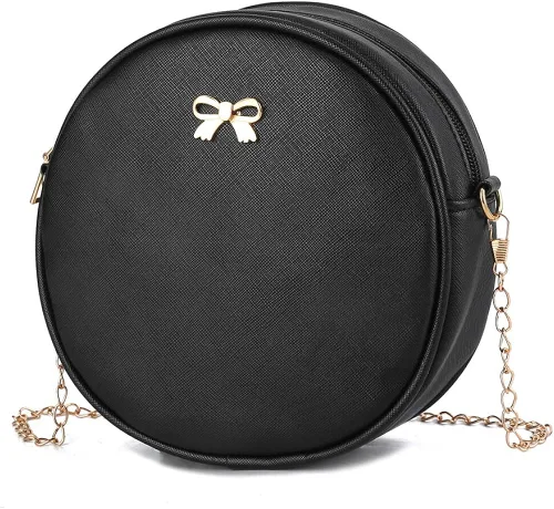 Miniatura 5 de Mochila de piel para niñas, estilo Bowknot, 3 piezas de mochila, bolso y monedero a la moda, para mujer