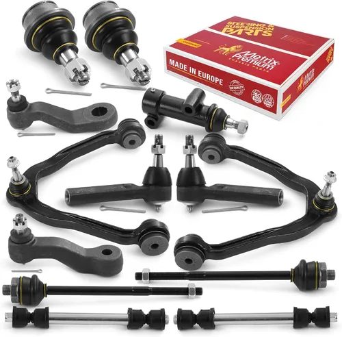 Miniatura 89 de Metrix Premium Chassis Parts - Kit de suspensión delantera de 10 piezas para BMW X5 2007-2013, BMW X6 2008-2014, reemplazo, fabricado en Europa