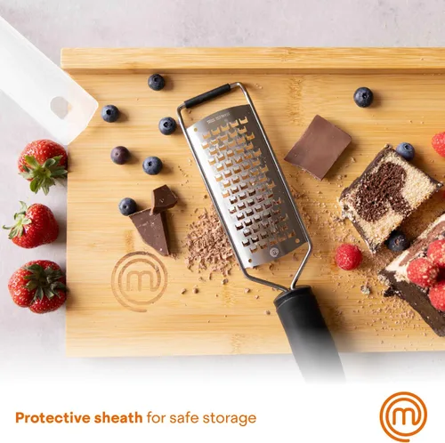 Miniatura 6 de MasterChef Rallador de Queso de Mano, Herramienta de Cocina para Triturar Alimentos para Rallar Parmesano, Ajo, Jengibre, etc., Rallador Zester