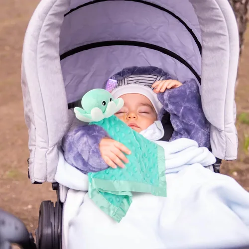 Miniatura 7 de Manta de seguridad para bebé, Loveys para bebés, juguete de peluche de pulpo, regalo de animales de peluche para niñas y niños recién nacidos Pulpo