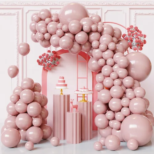 Miniatura 18 de Kit de arco de globos negros y plateados, 130 guirnaldas de globos negros metálicos, globos de látex plateados metálicos de diferentes tamaños