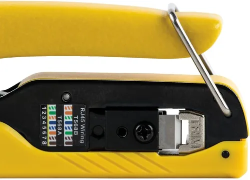 Miniatura 9 de Klein Tools VDV026-813 Kit de Probador y Crimpadora de Cable Ethernet RJ45, Tecnología Pass-Thru, Incluye Conectores para Aplicaciones de Datos