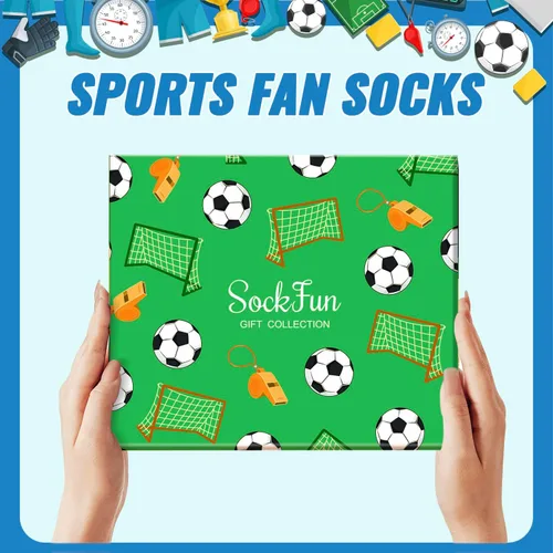 Miniatura 6 de Regalos deportivos para hombres y mujeres Calcetines de béisbol, baloncesto, fútbol, fútbol, carreras