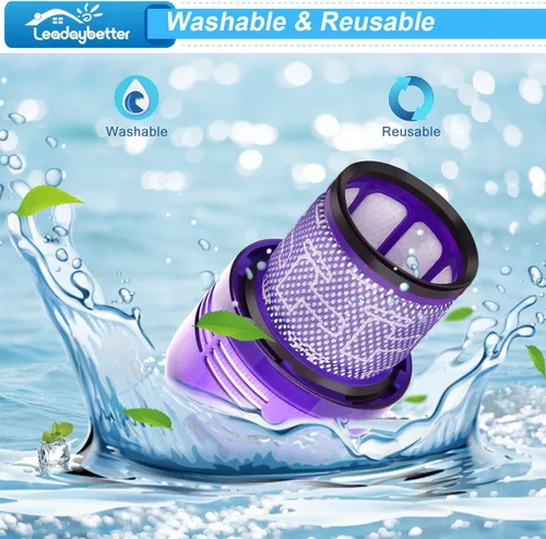Miniatura 6 de Leadaybetter Filtro de repuesto compatible con Dyson V11 V15 SV14 SV15 SV15 SV17 SV28 Animal Extra Torque Drive Complete, SV22 SV47 Detect Submarine