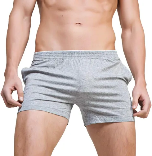 Miniatura 2 de Rexcyril Pantalones cortos de algodón para hombre, para correr, entrenamiento, gimnasio, descanso, dormir