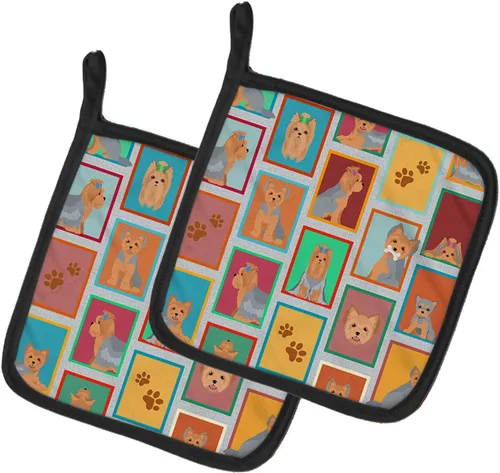 Miniatura 17 de Caroline's Treasures MLM1149PTHD - Juego de soportes para ollas de cocina resistentes al calor, almohadillas calientes para horno para cocinar