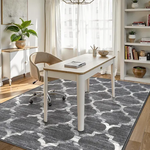 Miniatura 67 de Lahome Alfombra marroquí para pasillo – Alfombra antideslizante lavable de 2 x 6 pies con parte trasera de goma, suave y no desprende pelo, alfombra