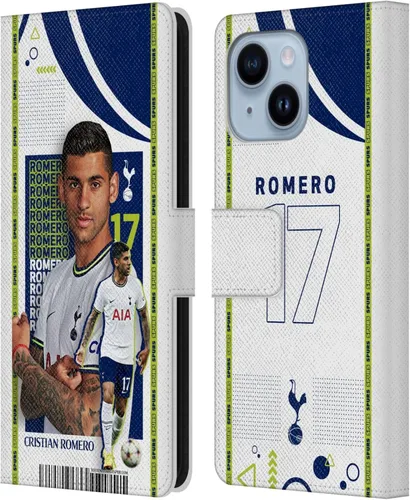 Miniatura 14 de Head Case Designs Officially Licensed Tottenham Hotspur F.C. Cristian Romero 2022/23 First Team Leather Wallet Case Compatible with Apple iPhone 11