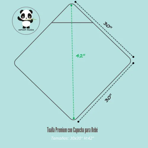 Miniatura 5 de HIPHOP PANDA Toalla con Capucha - Rayón Hecho de Bambú, Toalla de Baño con Orejas de Oso para Recién Nacido, Bebé, Niño Pequeño, Infante - Toalla