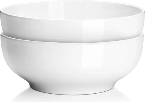 Miniatura 9 de DOWAN Tazones de sopa, cuenco de ramen para fideos, cuencos grandes de cereales de 39 onzas para cocina, tazones decorativos de 7 pulgadas, aptos