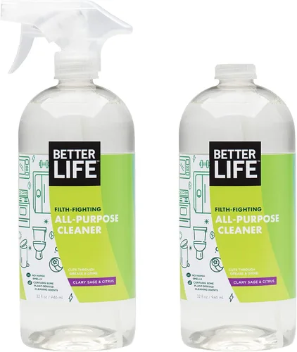 Miniatura 16 de Better Life Limpiador multiusos, espray multiusos de limpieza para el hogar y la cocina a base de plantas, para vidrio, encimeras