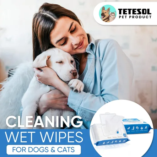 Miniatura 2 de Toallitas para perros y gatos, 200 toallitas de limpieza multiusos para mascotas, toallitas para orejas de perro, aseo rápido y fácil para vagos