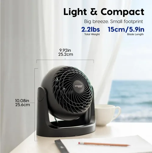 Miniatura 2 de IRIS USA, Inc. - Ventilador pequeño de circulación de aire