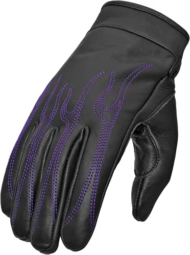 Miniatura 3 de First Mfg Co - Inferno - Guantes de cuero para mujer