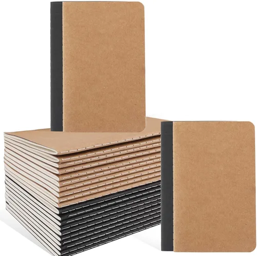 Miniatura 11 de Oucaru 64 mini cuadernos a granel, 3.5 x 5.5 pulgadas, 12 colores arcoíris, juego de 60 páginas de papel rayado de bolsillo pequeño, mini cuaderno