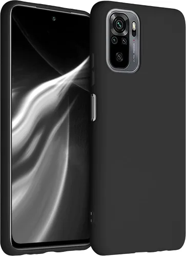 Miniatura 9 de kwmobile Funda compatible con Xiaomi Redmi Note 10 / Note 10S - Funda de silicona TPU metálica suave y delgada - Azul caribeño metálico