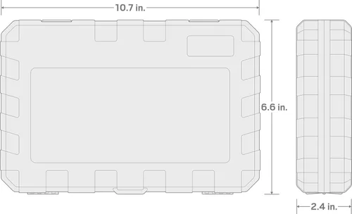 Miniatura 5 de TEKTON - Juego de llaves de vaso de 6 puntos y trinquete de 1/4 pulgada con estuche, 34 piezas (4-15 mm) SKT05202