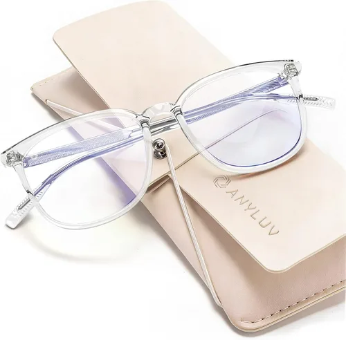 Miniatura 46 de ANYLUV Gafas de luz azul para mujeres y hombres, lentes de bloqueo de luz azul para mujer, anteojos de computadora antifatiga ocular