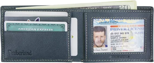 Miniatura 6 de Timberland Blix Slimfold - Cartera de cuero para hombre