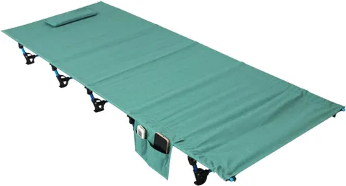 Cama de campamento plegable y ultraligera, portátil, para viajes, tienda de campaña, marco de metal de aleación de aluminio, para acampar al aire