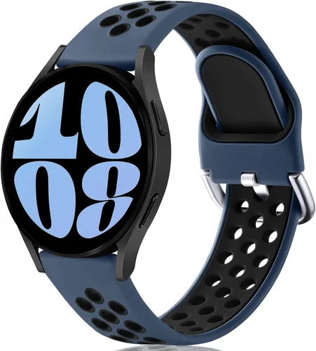 Miniatura 13 de Lerobo Bandas Compatibles con Samsung Galaxy Watch 7 6 5 4 Banda/5 Pro/Active 2 Bandas de Reloj 40mm 44mm, Banda de Reloj 4 6Classic 46mm 42mm, B