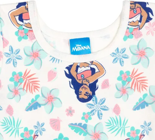 Miniatura 5 de Disney Princesa Moana Ariel Mulan Cenicienta Belle Elsa Anna Olaf Minnie Mouse Donald Duck Skater Vestido de niño a niño grande Blanco