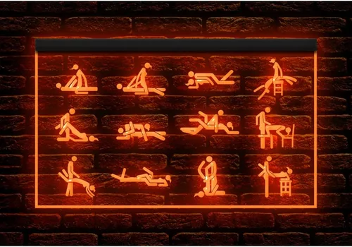 Miniatura 6 de 180029 Sex Funny Posture - Letrero de neón con luz nocturna LED para adultos, tienda de tienda, bar, pub, hombre, cueva