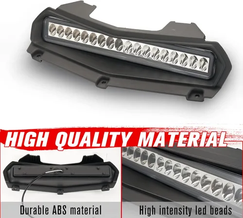 Miniatura 5 de A & UTV PRO Luz LED de Scoop de Capó para Yamaha Wolverine RMAX 1000 RMAX2/RMAX4 2021 2022 2023 2024 2025, Barra de Luz Auxiliar Delantera