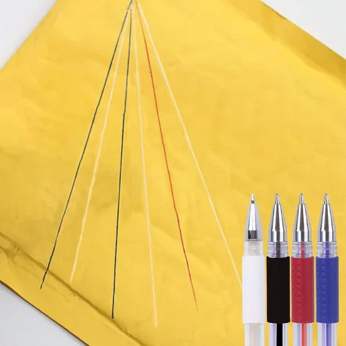 Miniatura 5 de JANYUN - 4 bolígrafos térmicos borrables para tela con 12 recambios - Bolígrafos para marcar tela para acolchado, costura, DIY y sastrería