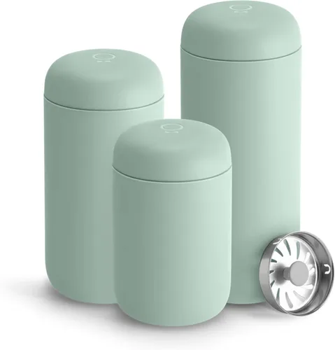 Miniatura 4 de Fellow Carter Move Taza de viaje: Taza de café y té de acero inoxidable con aislamiento al vacío con protector de salpicaduras a presión y Mint Chip
