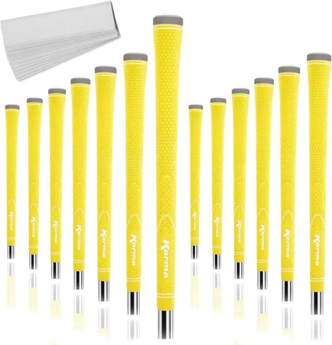 Miniatura 14 de Karma Neion II - Juego de agarres de golf de repuesto, de goma antideslizante de colores vibrantes para hombres y mujeres, elige individual, 9, 13